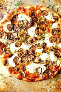 1 Serving Mushrooms İn 2-3 Topping Large Pizza