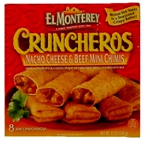 1 Serving Nacho Cheese & Beef Mini Fried Burritos