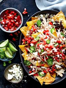 1 Serving Nachos Savory Pork Carnitas