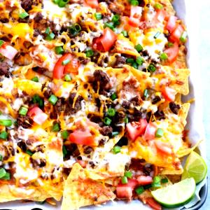 1 Serving Nachos Supreme