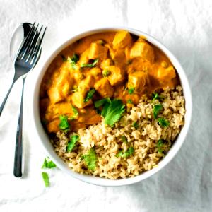 1 Serving Indian Mattar Tofu, Vegan