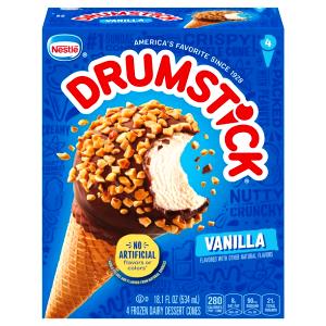 1 Serving Nestle Drumstick Sundae Cone Ice Cream - Fun Flavors