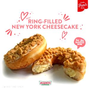 1 Serving New York Cheesecake Doughnut