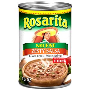 1 Serving No Fat Refried Beans With Salsa