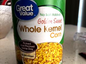 1 Serving No Salt Whole Kernel Corn