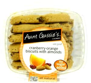 1 Serving No Sugar Added Cranberry Orange Biscotti With Almonds Classic Cookies