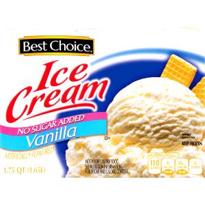 1 Serving No Sugar Added Vanilla Large Cup Ice Cream