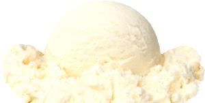 1 Serving Non Fat Vanilla Yogurt - Single Scoop Ice Cream