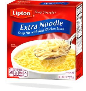1 Serving Noodle Soup, Rings, Mix