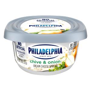 1 Serving Onion And Chive Cream Cheese