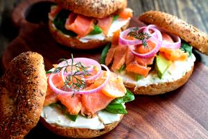 1 Serving Onion Dill Bagel