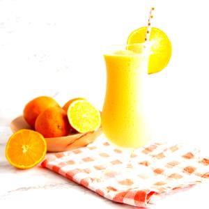 1 Serving Orange Creamsicle With Whip - Soy Milk - 12 Oz.