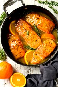 1 serving Orange Glazed Salmon