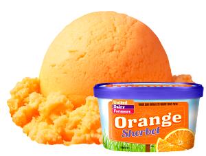 1 Serving Orange Sherbet Ice Cream