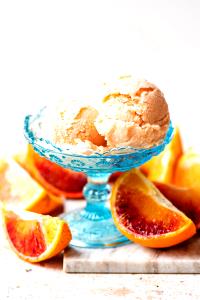 1 Serving Orange Sherbet - Single Scoop Ice Cream