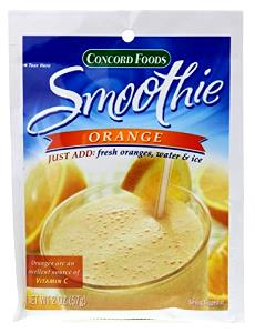 1 Serving Orange Smoothie Mix