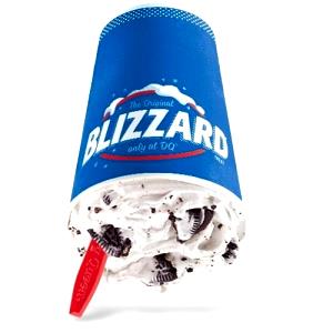 1 serving Oreo Cookies Blizzard (Large)