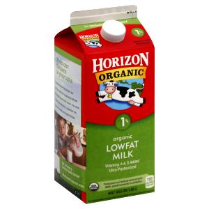 1 Serving Organic 1% Lowfat Milk
