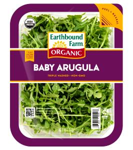 1 Serving Organic Baby Arugula, Clamshell