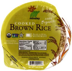 1 Serving Organic Brown Rice Bowl
