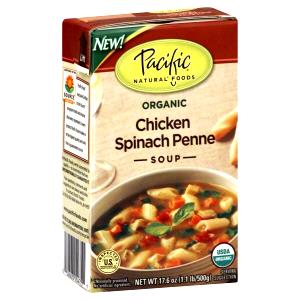 1 Serving Organic Chicken And Penne Pasta Soup