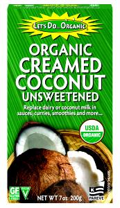 1 Serving Organic Creamed Coconut