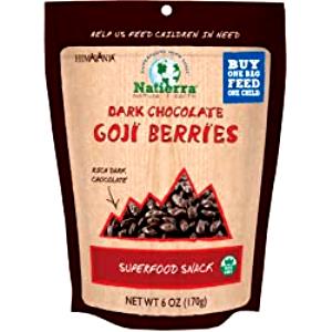 1 Serving Organic Dark Chocolate Cranberries Single Serve Bag
