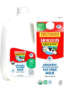1 Serving Organic Fat Free Milk