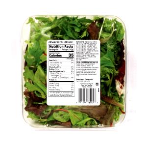 1 Serving Organic Fresh Herb Salad, Clamshell