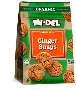 1 Serving Organic Ginger Snaps Cookies
