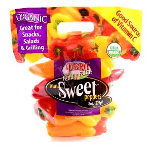 1 Serving Organic Mini Bell Peppers