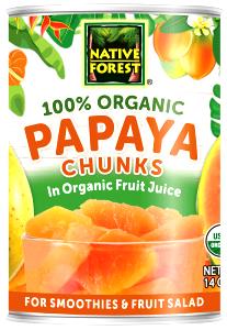 1 Serving Organic Papaya Chunks