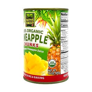 1 Serving Organic Pineapple Chunks