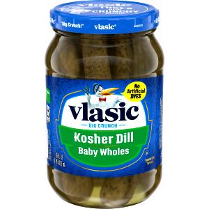 1 Serving Organic Selections Kosher Dill Baby Pickles