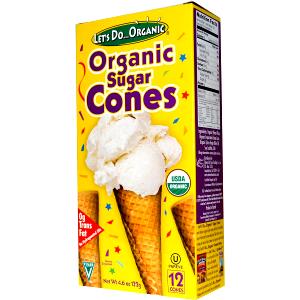 1 Serving Organic Sugar Cones