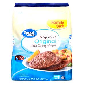 1 Serving Original Patties Pork Sausage