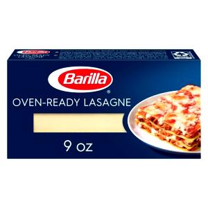 1 Serving Oven Ready Lasagna Pasta Noodles