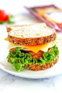1 Serving Oven Roasted Turkey And Cheddar - Small