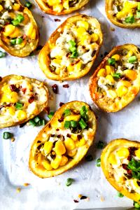 1 serving Over-Loaded Potato Skins