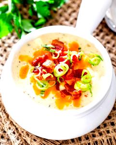 1 serving Over-Loaded Potato Soup (Bowl)
