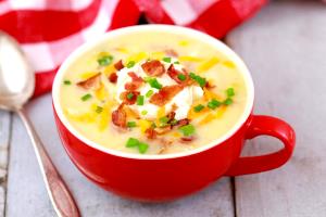 1 serving Over-Loaded Potato Soup (Cup)