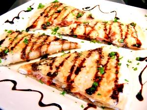 1 serving Parmesan-Crusted Sicilian Quesadillas