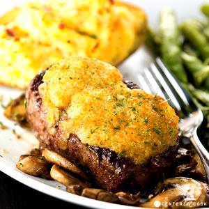 1 serving Parmesan Crusted Steak