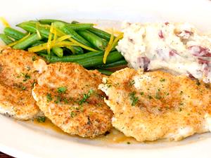 1 serving Parmesan-Herb Crusted Chicken