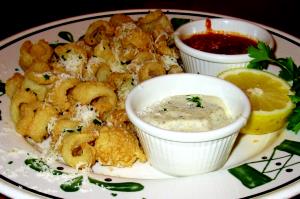 1 Serving Parmesan-Peppercorn Sauce On The Side Calamari