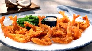 1 serving Parrot Bay Jumbo Coconut Shrimp (Full Portion)