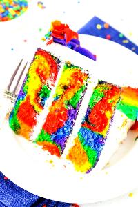 1 Serving Party Cake, Swirl, Mix