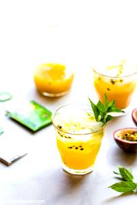 1 Serving Passion Fruit Green Tea Smoothie, Small