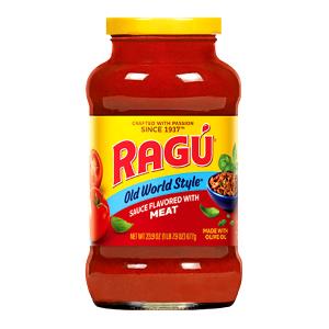 1 Serving Pasta Sauce - Flavored With Meat