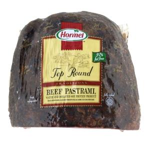 1 Serving Pastrami Top Round (Cap Off, Split)
